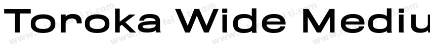 Toroka Wide Medium字体转换